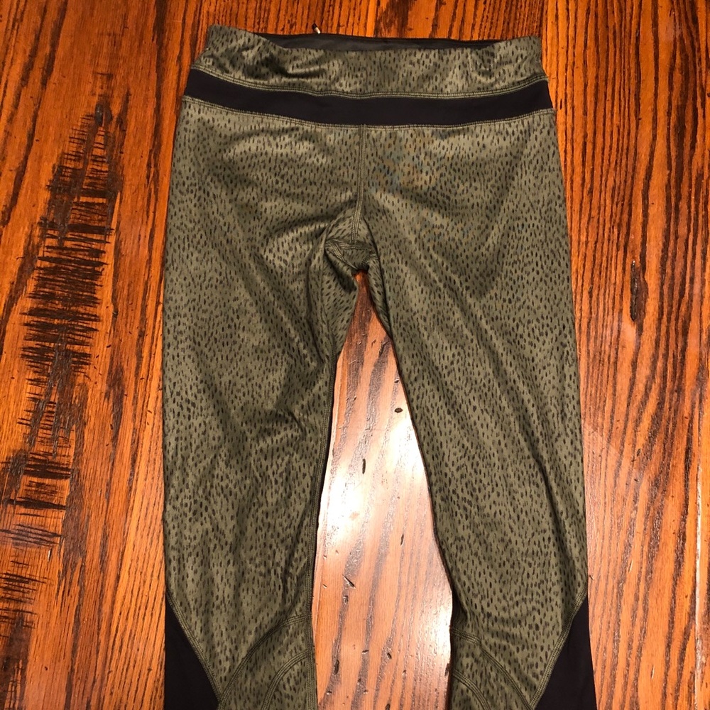Lululemon dark green leggings